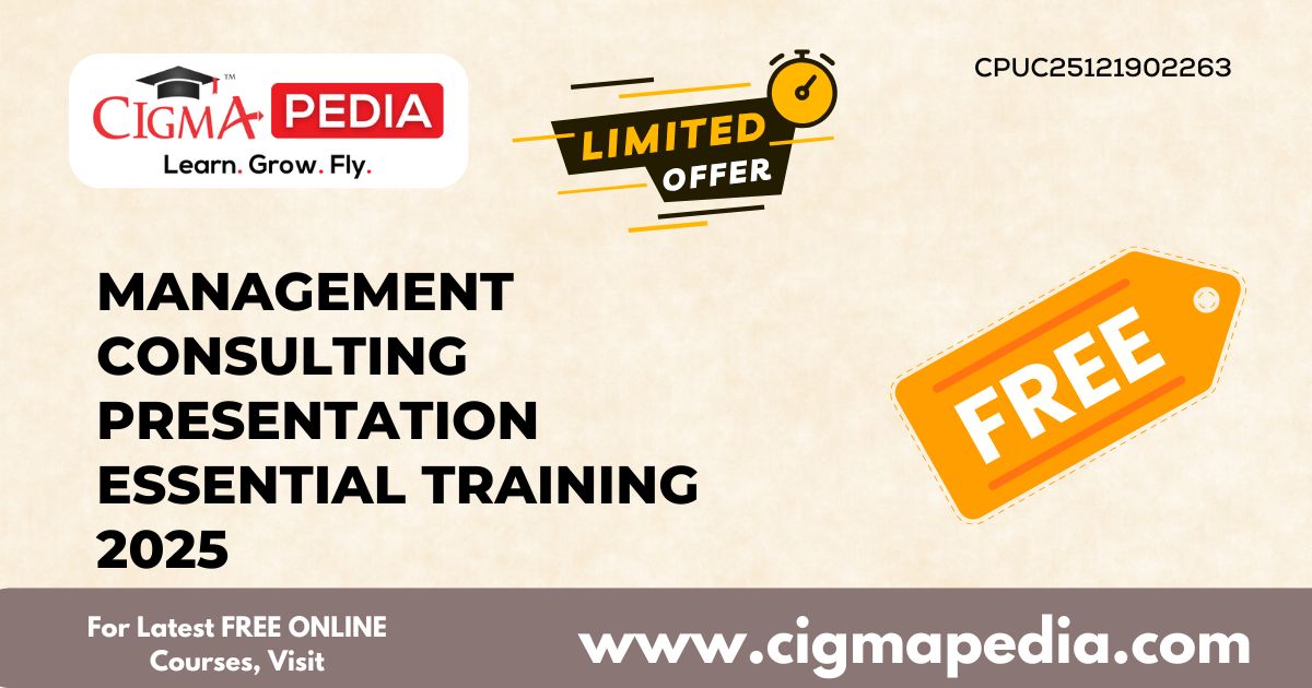 Management Consulting Presentation Essential Training