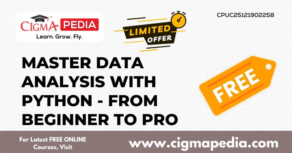 Master Data Analysis with Python