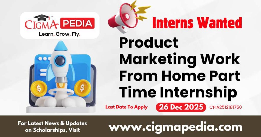 Product Marketing Work From Home Part Time Internship