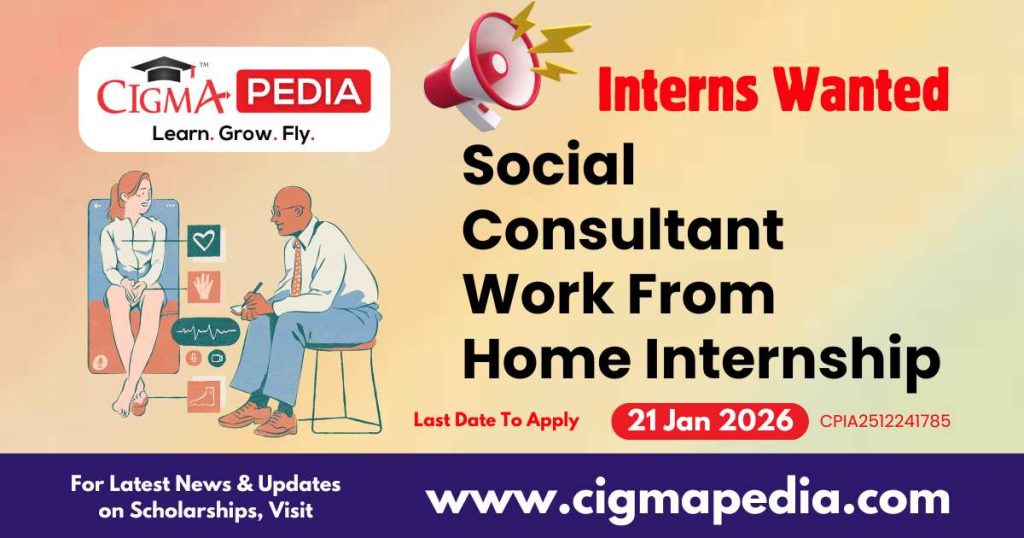 Social Consultant Work From Home Internship