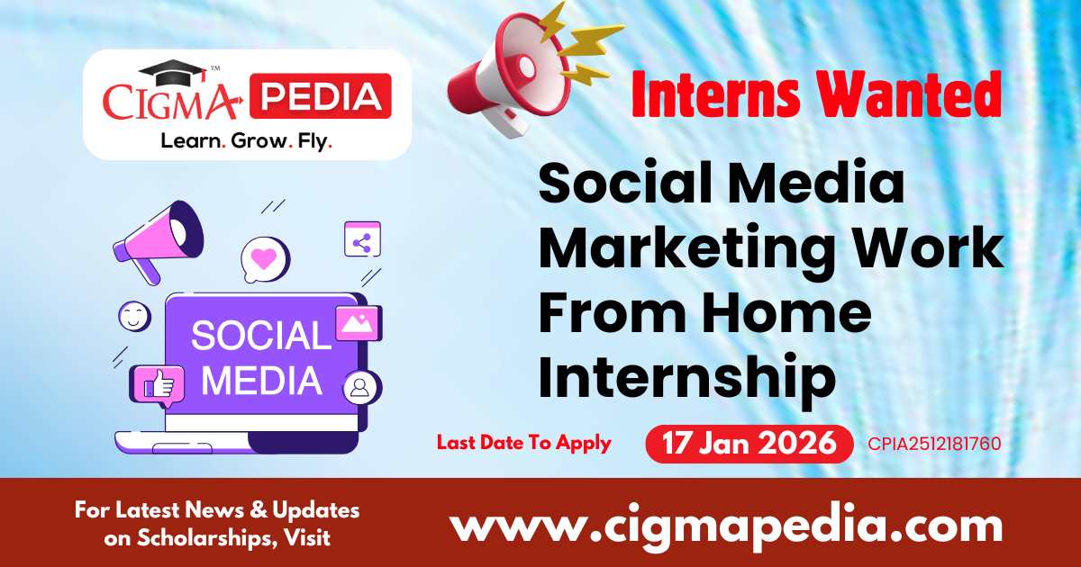 Social Media Marketing Work From Home Internship