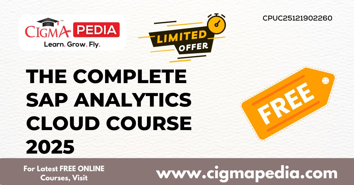 The Complete SAP Analytics Cloud Course