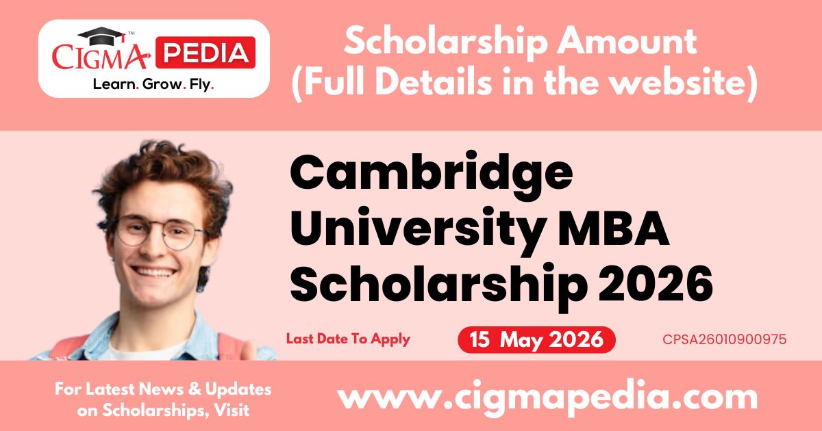 Cambridge University MBA Scholarship