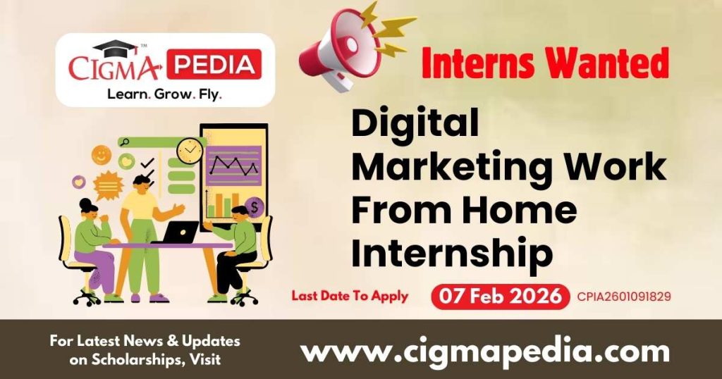 Digital Marketing Work From Home Internship