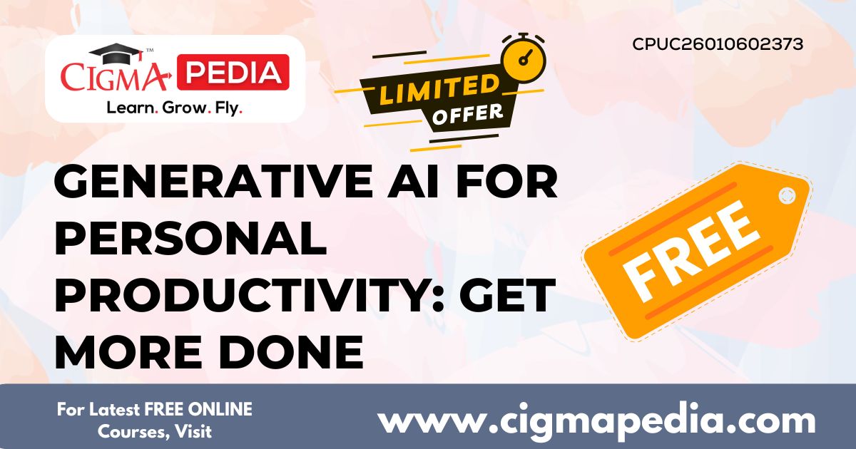 Generative AI for Personal Productivity