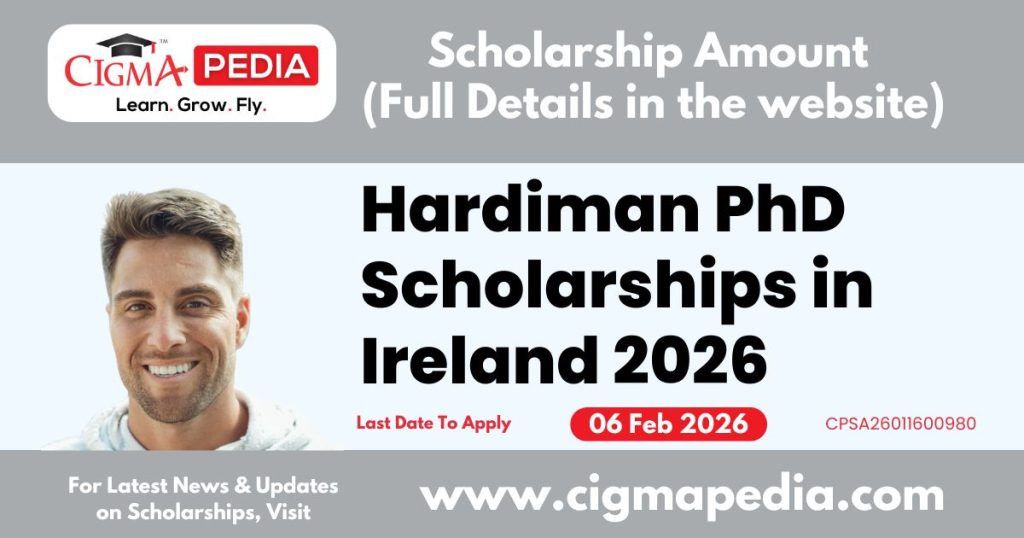 Hardiman PhD Scholarships