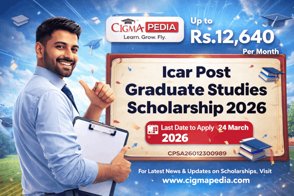 Icar Post Graduate Studies Scholarship