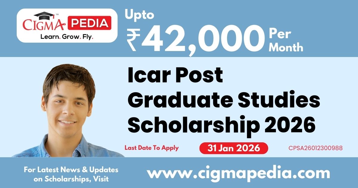 Icar Post Graduate Studies Scholarship