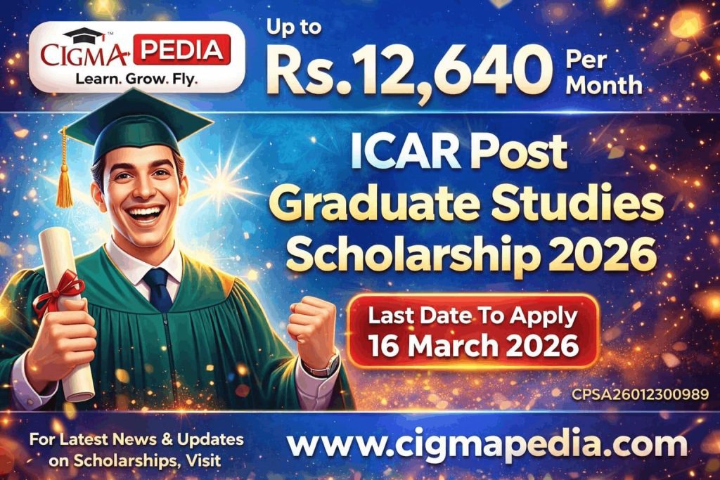 Icar Post Graduate Studies Scholarship