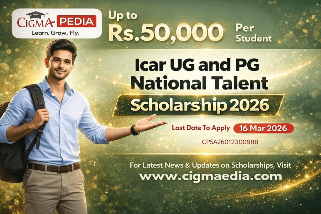Icar UG and PG National Talent Scholarship