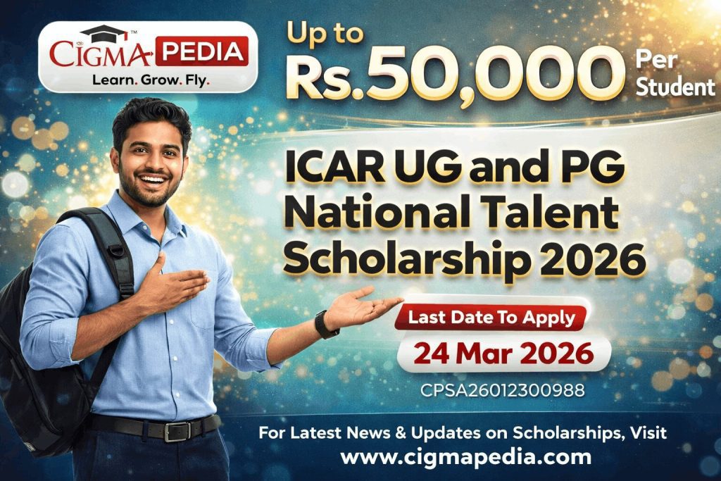Icar UG and PG National Talent Scholarship