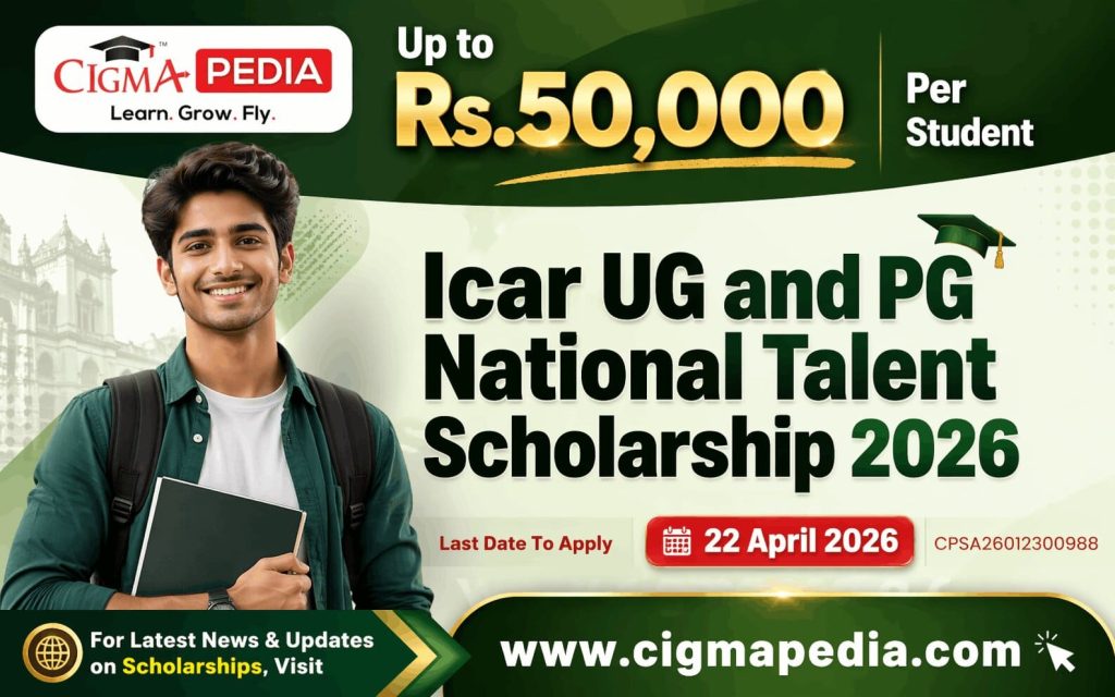 Icar UG and PG National Talent Scholarship