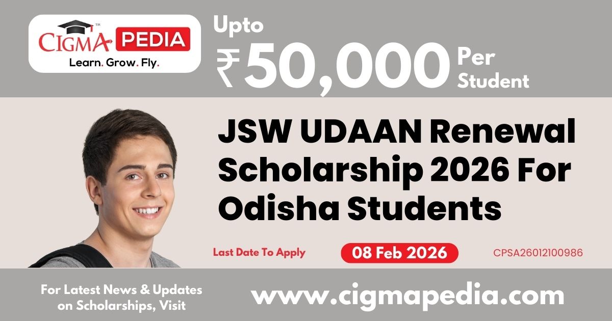 JSW UDAAN Renewal Scholarship