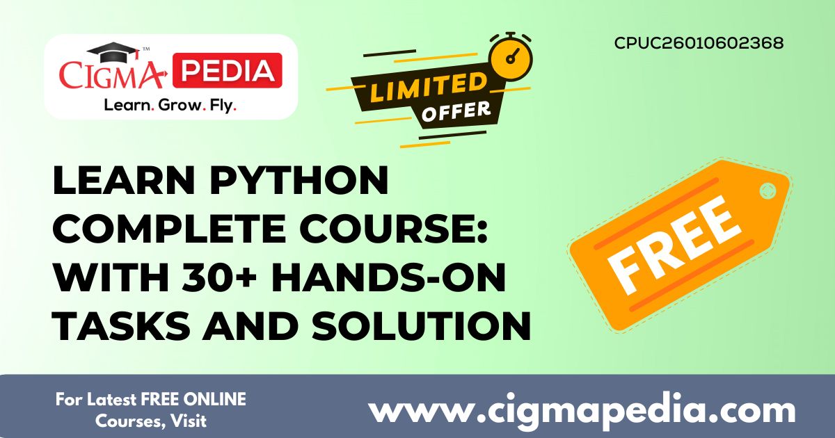 Learn Python Complete Course