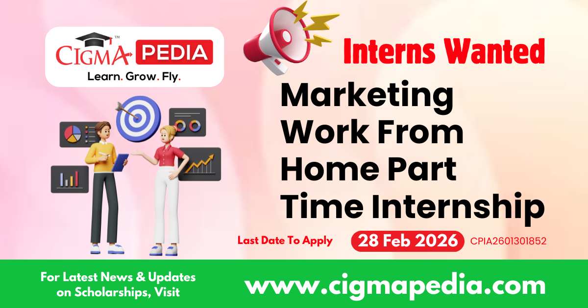 Marketing Work From Home Part Time Internship