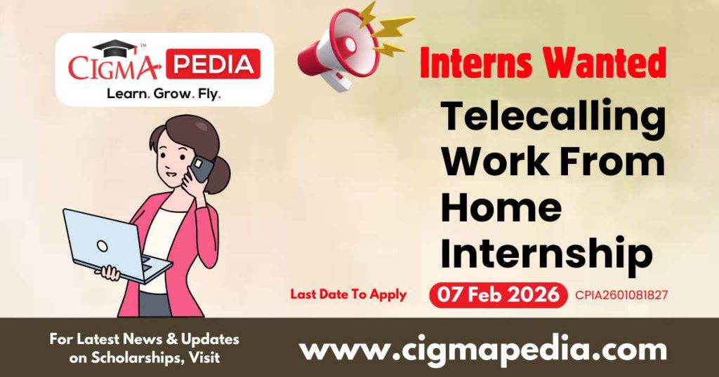 Telecalling Work From Home Internship