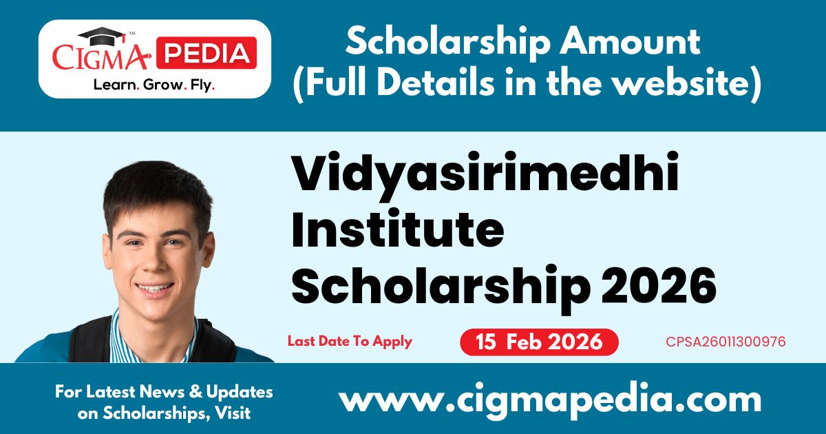 Vidyasirimedhi Institute Scholarship
