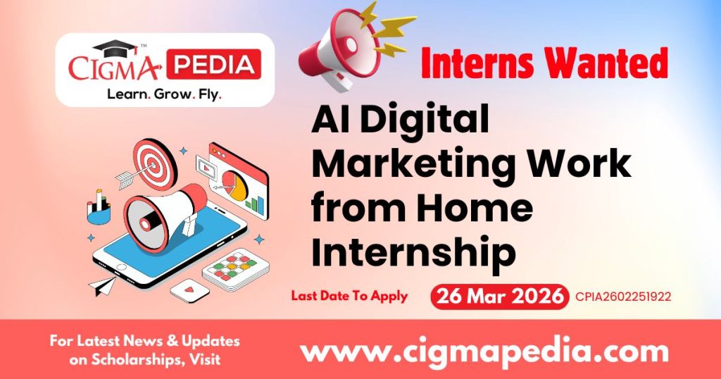 AI Digital Marketing Work from Home Internship