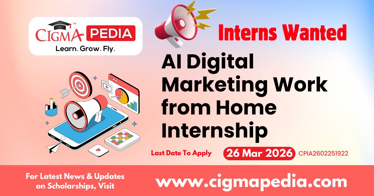 AI Digital Marketing Work from Home Internship