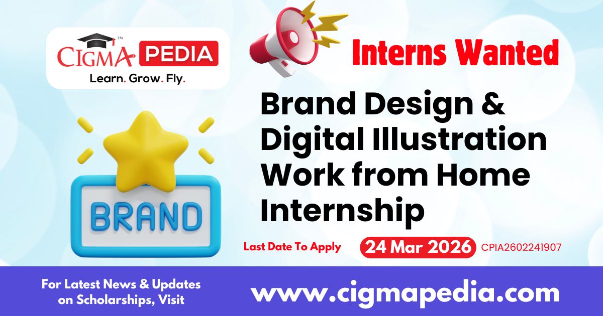 Brand Design & Digital Illustration Work from Home Internship