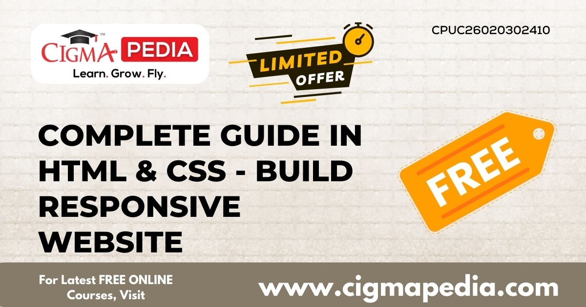 Complete Guide in HTML & CSS