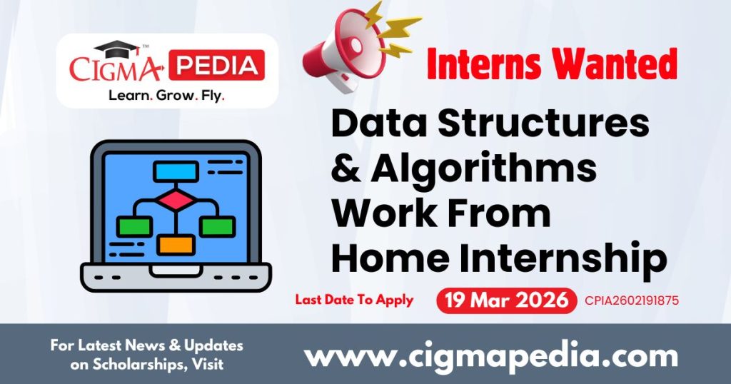 Data Structures & Algorithms Work From Home Internship