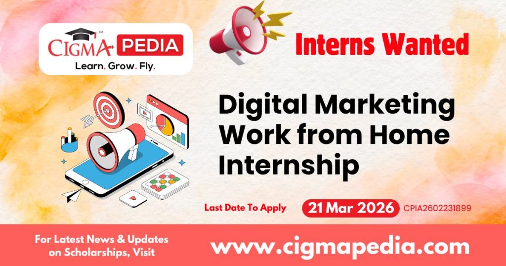 Digital Marketing Work From Home Internship