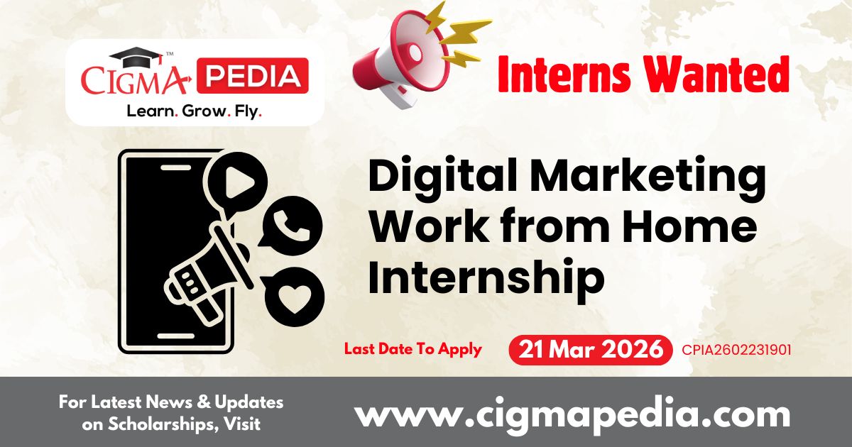 Digital Marketing Work From Home Internship