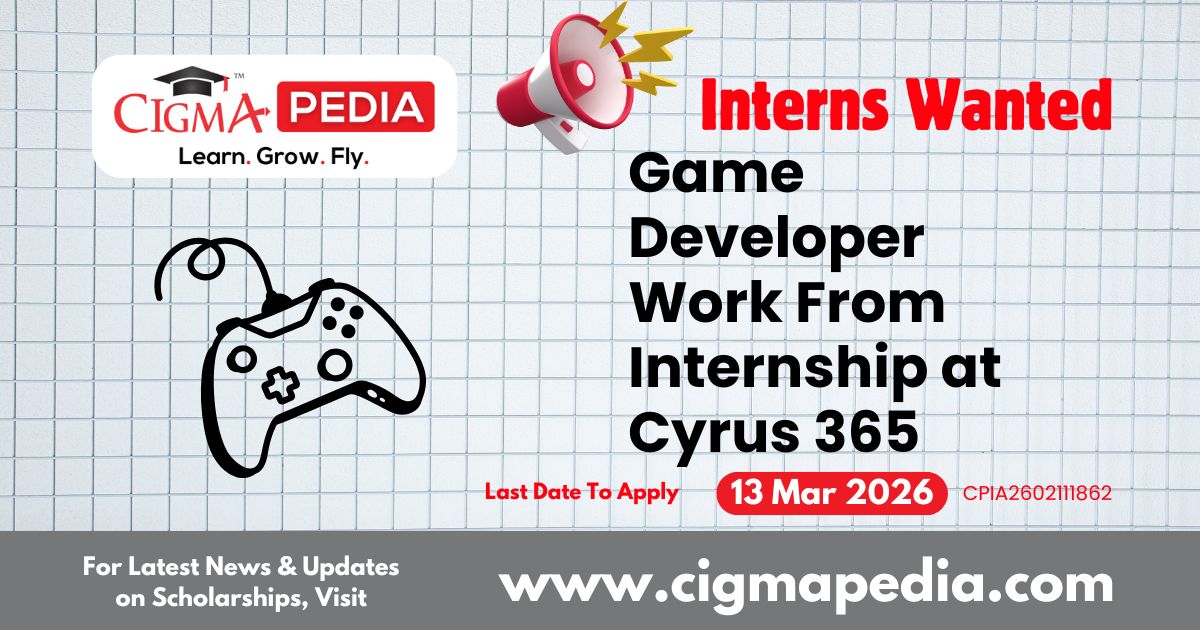 Game Developer Work From Internship