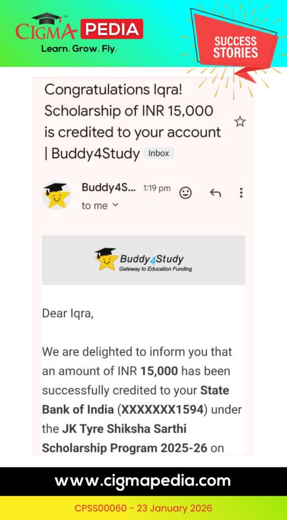 JK Tyre Shiksha Sarthi Scholarship 2025