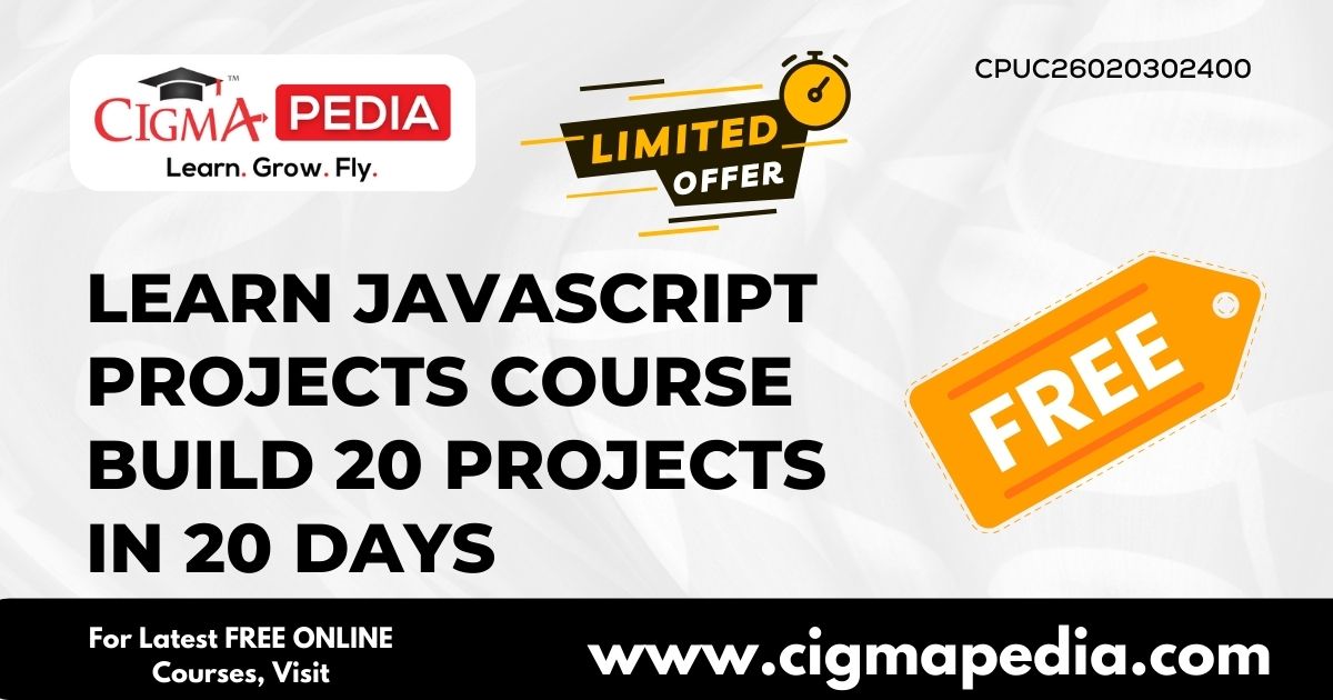 Learn JavaScript Projects Course
