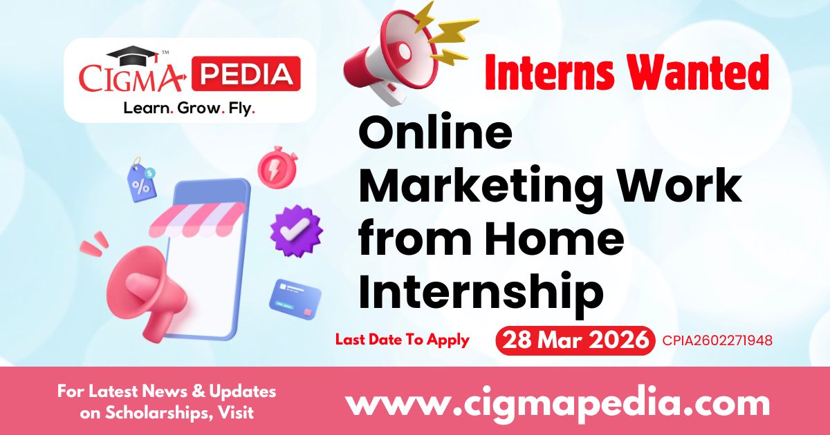 Online Marketing Work from Home Internship