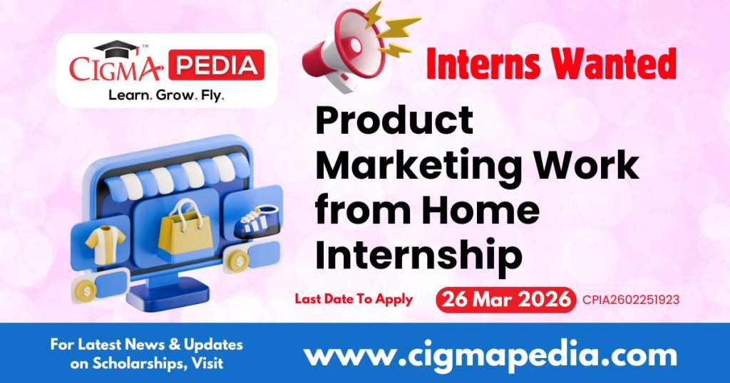 Product Marketing Work from Home Internship