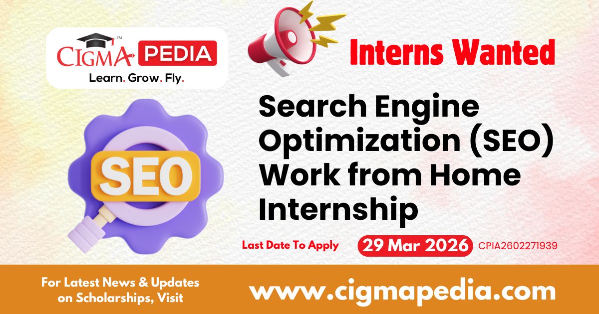 Search Engine Optimization (SEO) Work from Home Internship