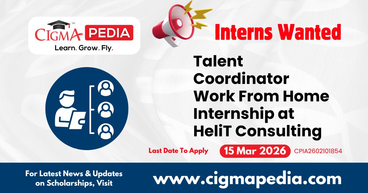 Talent Coordinator Work From Home Internship