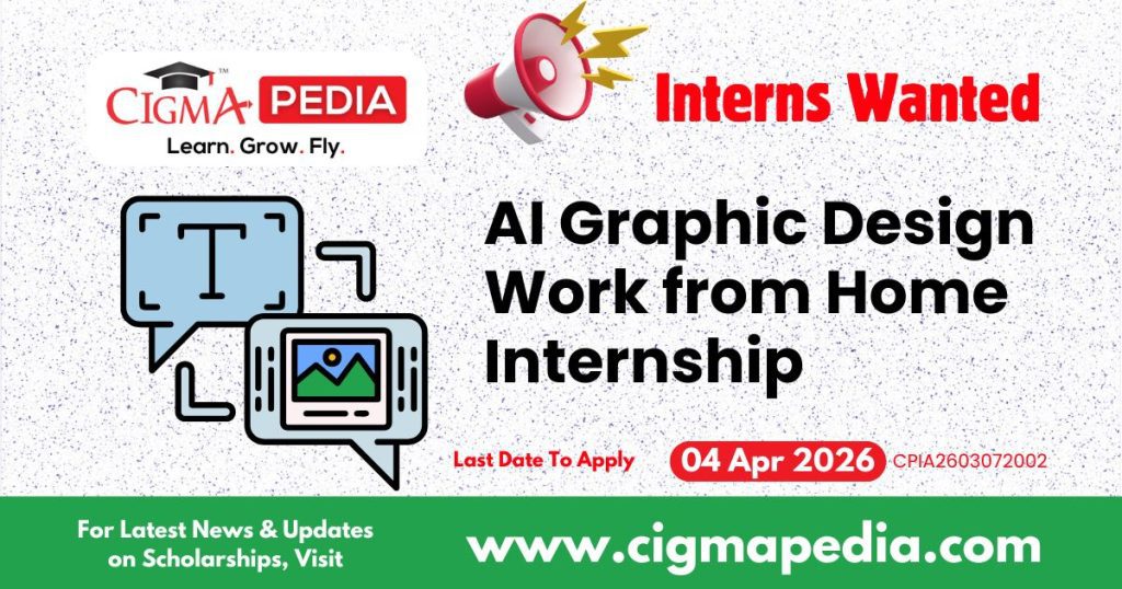 AI Graphic Design Work from Home Internship