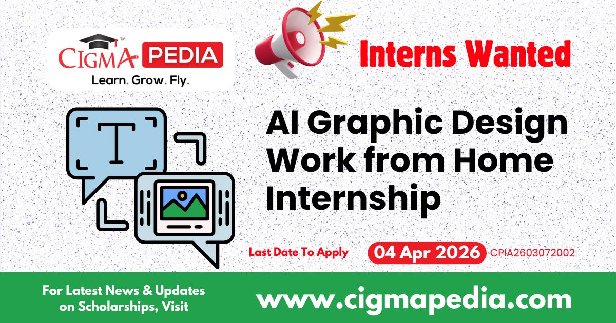 AI Graphic Design Work from Home Internship