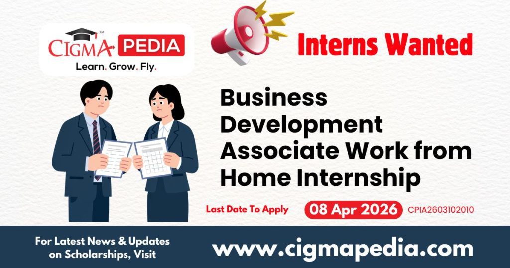 Business Development Associate Work From Home Internship