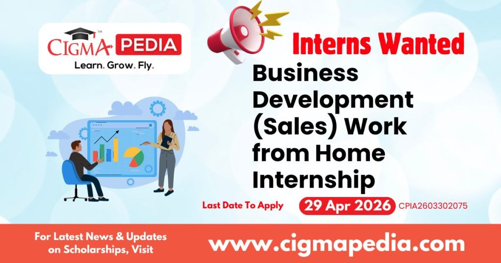 Business Development (Sales) Work from Home Internship