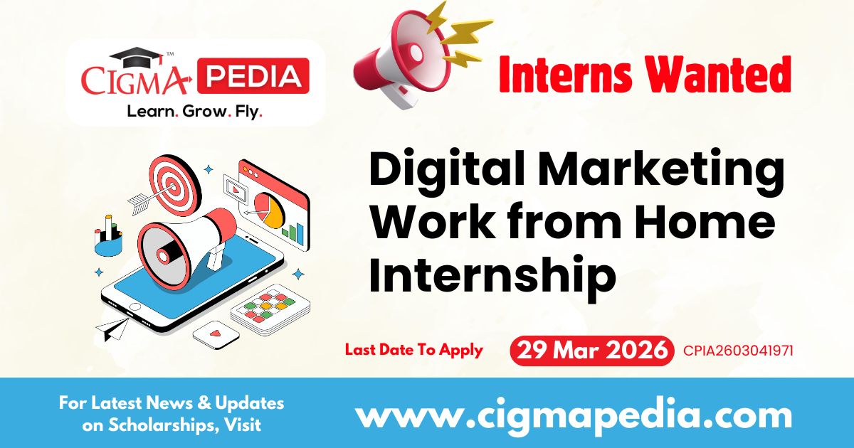 Digital Marketing Work from Home Internship