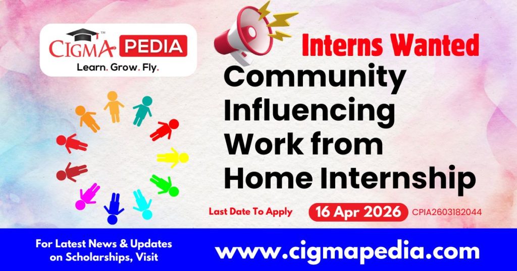 Community Influencing Work from Home Internship