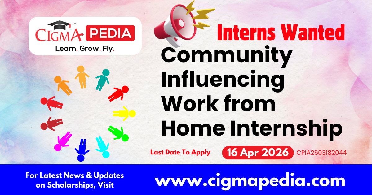 Community Influencing Work from Home Internship