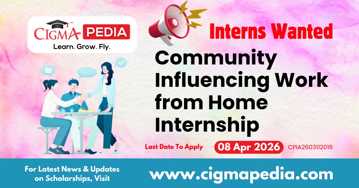 Community Influencing Work from Home Internship
