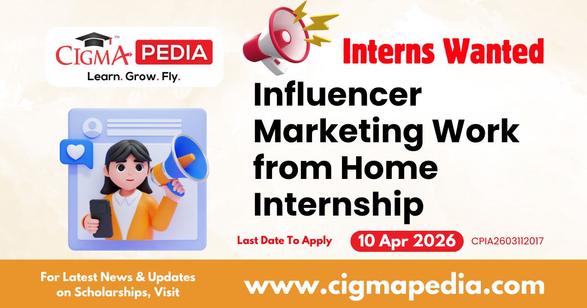 Influencer Marketing Work from Home Internship