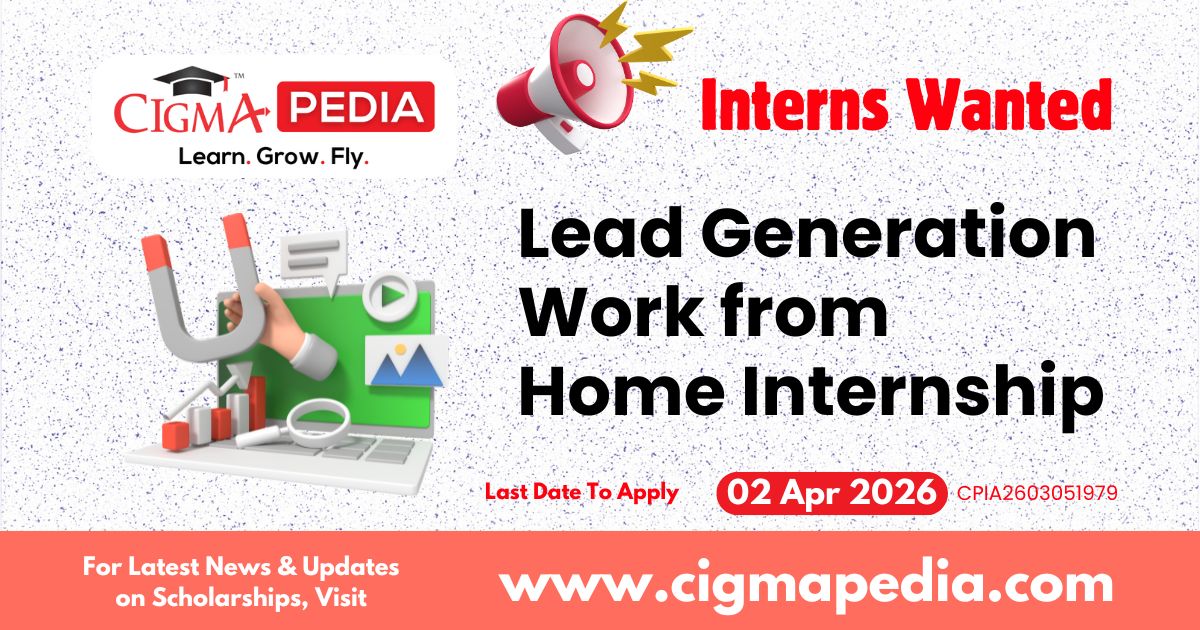 Lead Generation Work from Home Internship
