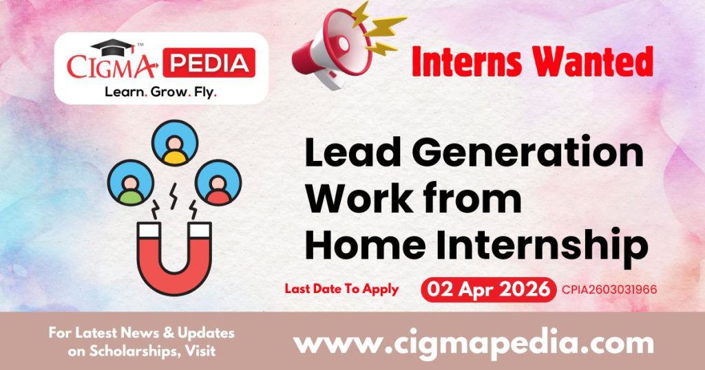 Lead Generation Work from Home Internship