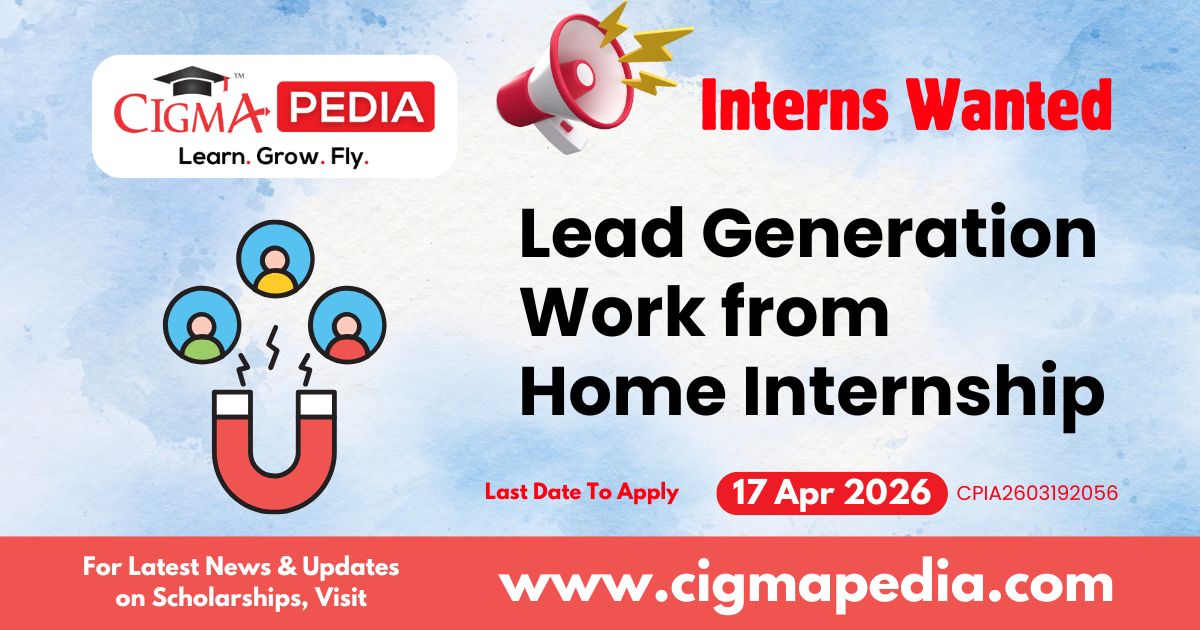 Lead Generation Work from Home Internship