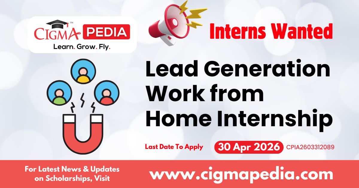 Lead Generation Work from Home Internship