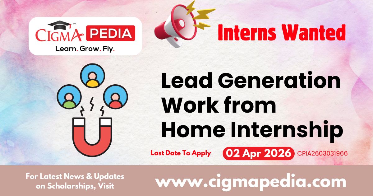 Lead Generation Work from Home Internship
