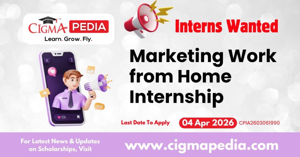 Marketing Work from Home Internship
